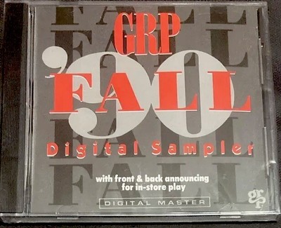GRP Records Fall 1990 Digital Sampler ￼CD PROMO With In-Store Intro!