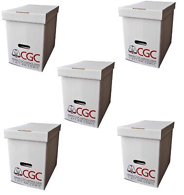 5 E.Gerber Authorized CGC Comic Book Boxes 