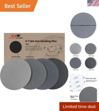 6 inch Sanding Discs Hook and Loop 24 Pcs, 1000 1500 2000 3000 Grit Wet Dry...