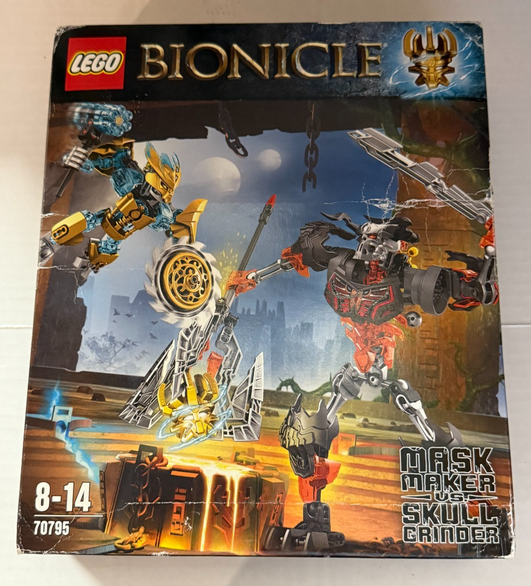 レゴ バイオニクル 70795 マスクメーカー vs. スカルグラインダー ビル Amazon.com: LEGO Bionicle 70795 Mask Maker vs. Skull Grinder