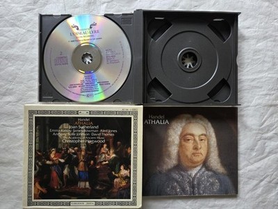 1 CD2 Händel Athalia+Booklet CD1 fehlt, Sutherland, Kirkby, Bowman,Jones,Hogwood