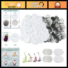 100 Sets 400 Pcs Total 75mm/3 inch Button Maker Supplies Button Supplies Parts