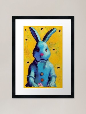 Vincent van Floppy-Ears (#01) Van G gerahmtes Wandbild Poster Leinwanddruck Bild