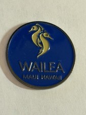 Wailea Golf Club 1" Coin Style Golf Marker - Maui, Hawaii - A Beauty 
