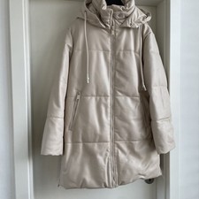 Zara Winterjacke Damen Gr.XS Beige Sehr Guter Zustand Wie Neu