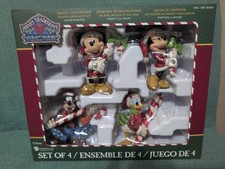 Disney Mickey &Friends Holiday Ornaments Jim Shore, Set of 4 Holiday Christmas