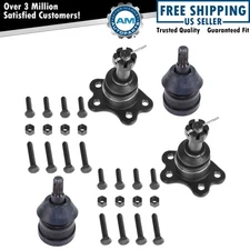 Front Suspension Upper Lower Ball Joint Kit Set 4pc for C1500 C2500 2WD New