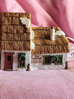 Dept 56 #6500-5 The Cottage Of Bob Cratchit and Tiny Tim, Heritage Village, 1986