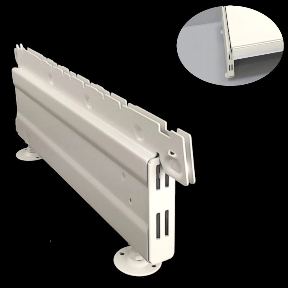 RF1372= 1x Fußteil T37 H16 jw von Tegometall für Regal Wandregal Tego Gondel