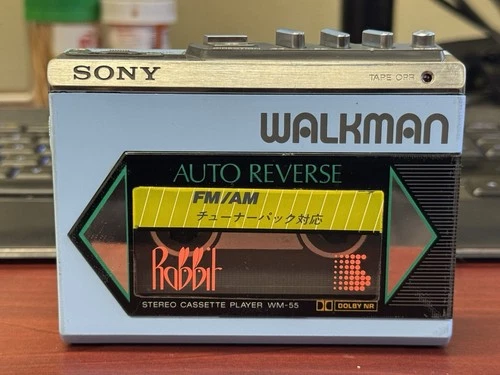 Vintage Sony WM-55 Walkman Cassette Player Working Japan