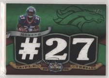 2009 Topps Triple Threads Relics Emerald 2/9 Knowshon Moreno #TTR-12 7ti