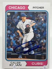 2023 Topps Heritage Caleb Kilian RC SIGNED Card Cubs #92