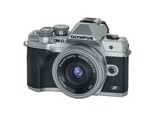 OM System OM-D E-M10 Mark IV 20.3 Megapixel Mirrorless Camera with Lens Silver 