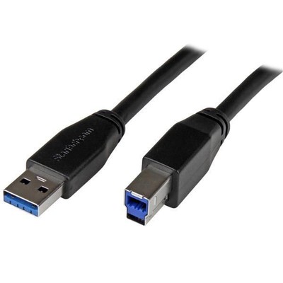 StarTech.com USB3SAB5M 15 FT USB 3.0 A TO B CABLE M/M Active USB-A to USB-B ~E~