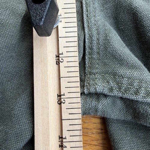 VTG Y2K Carhartt B136 MOS Work Carpenter Jeans Green Double Knee Size 34x36 by Carhartt, $79.99 - Photo 9