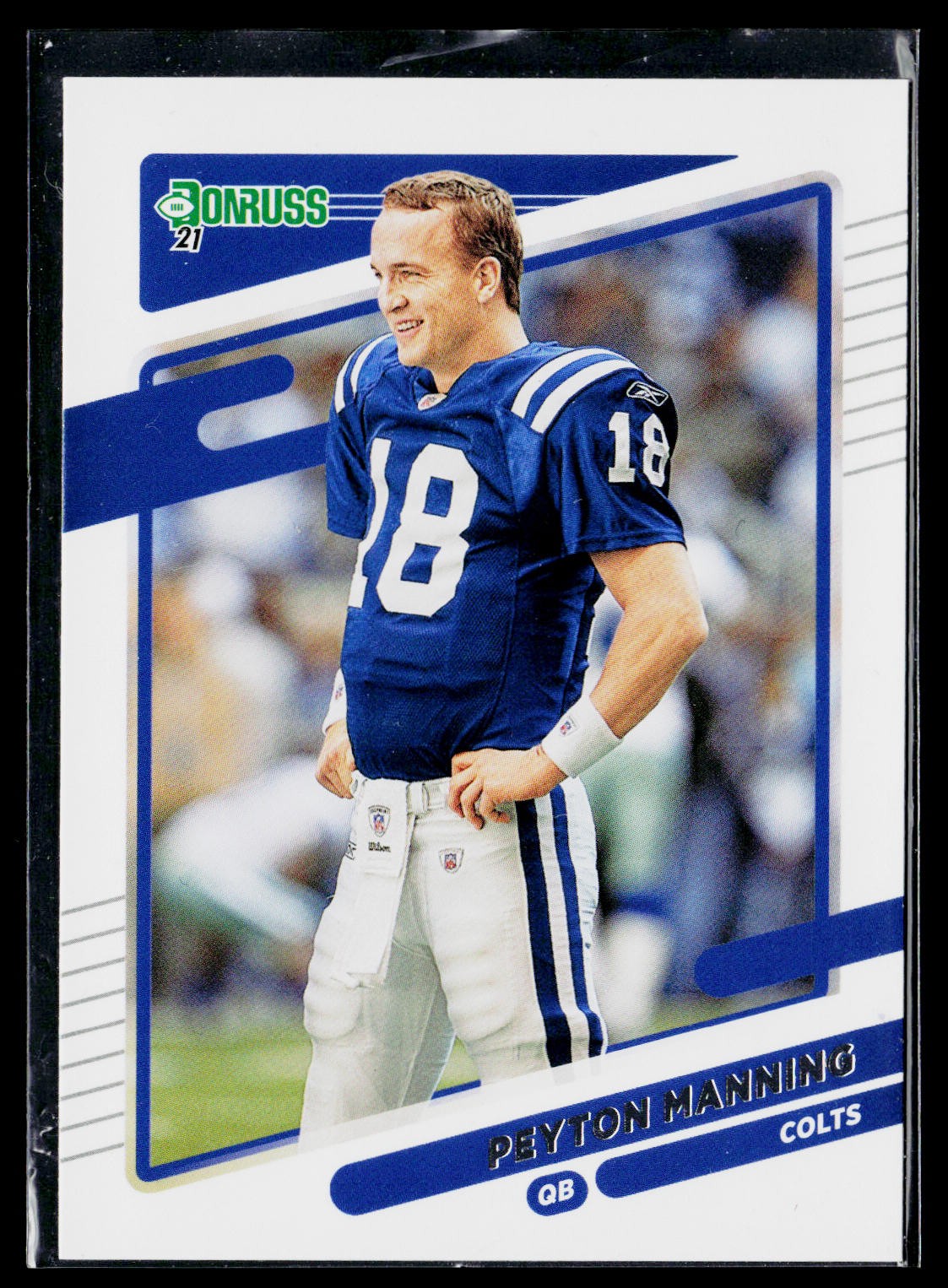 2021 Donruss #148b Peyton Manning No Helmet Indianapolis Colts