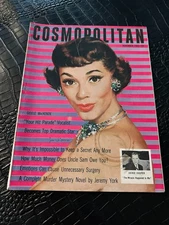 NOVEMBER 1955 COSMOPOLITAN vintage fashion magazine