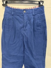 Vintage Liz Sport Petite Pleated front high waist Navy Trousers 6P -A46