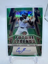 2025 Panini Prospect Ed #29 Chandler Simpson Future Legends Signatures - Green