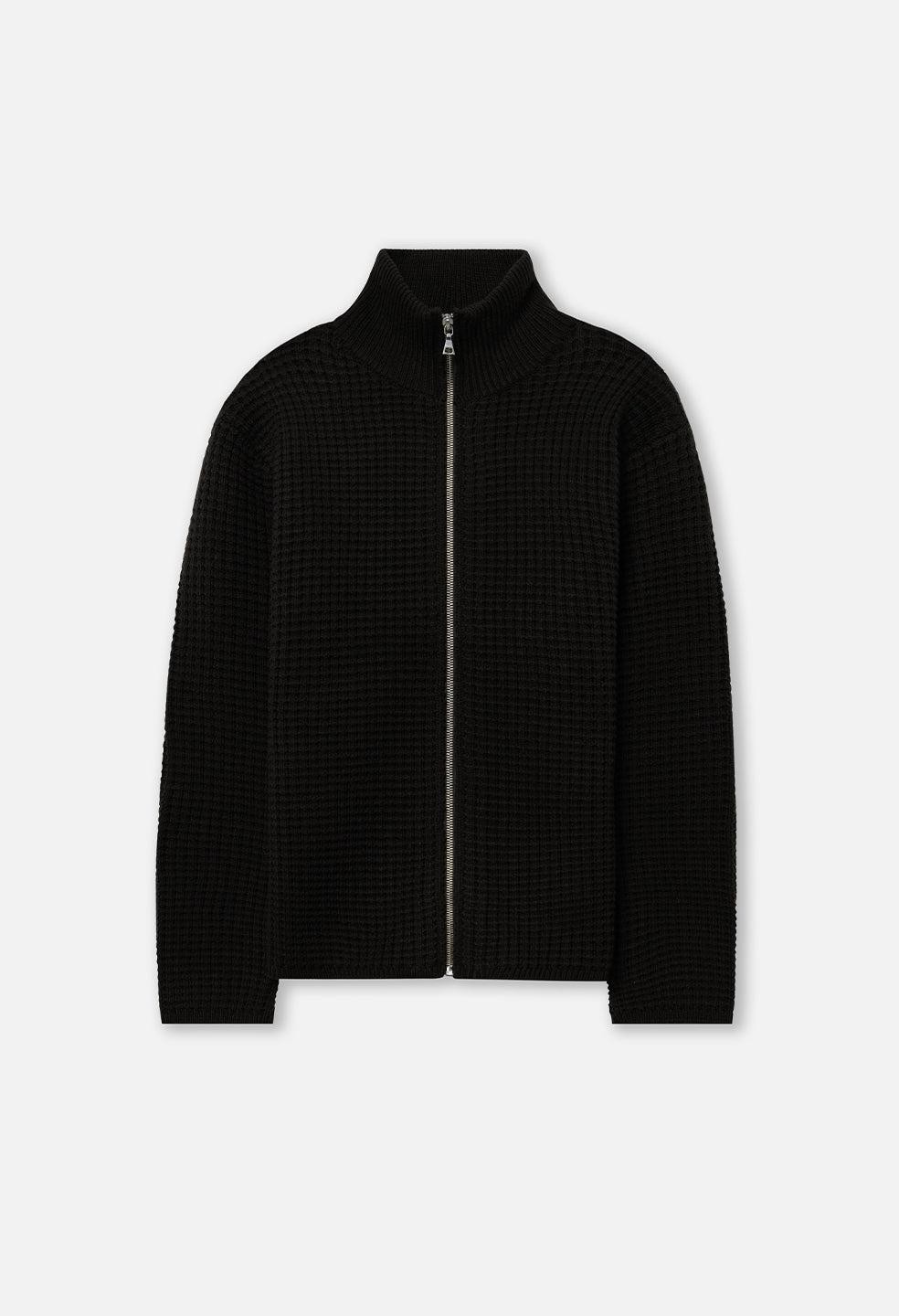 John Elliott Wool Waffle Knit Full-Zip 3 Large 75690₽