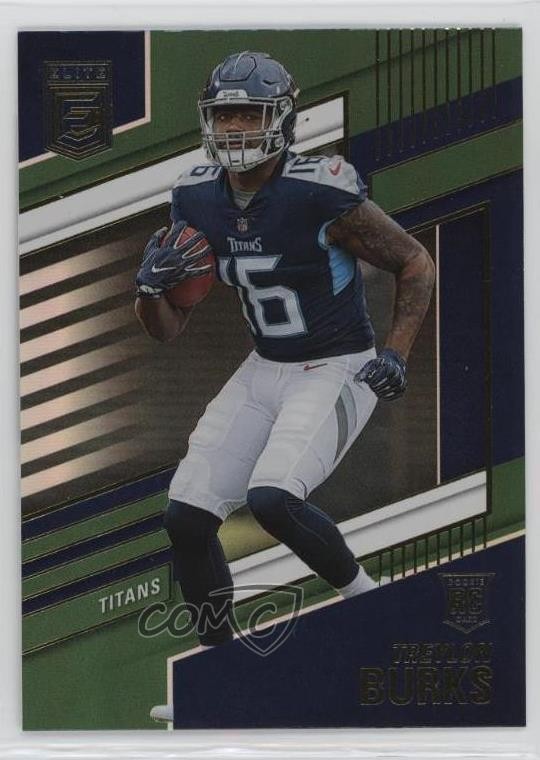 2022 Panini Donruss Elite Rookies Green Treylon Burks #119 Rookie RC 0t6a