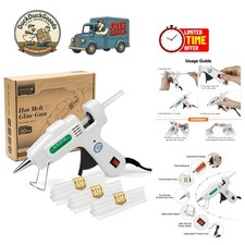 Ergonomic Mini Hot Glue Gun Set with 30 Sticks - Perfect for Crafts & Home Decor 0.60 per gallon