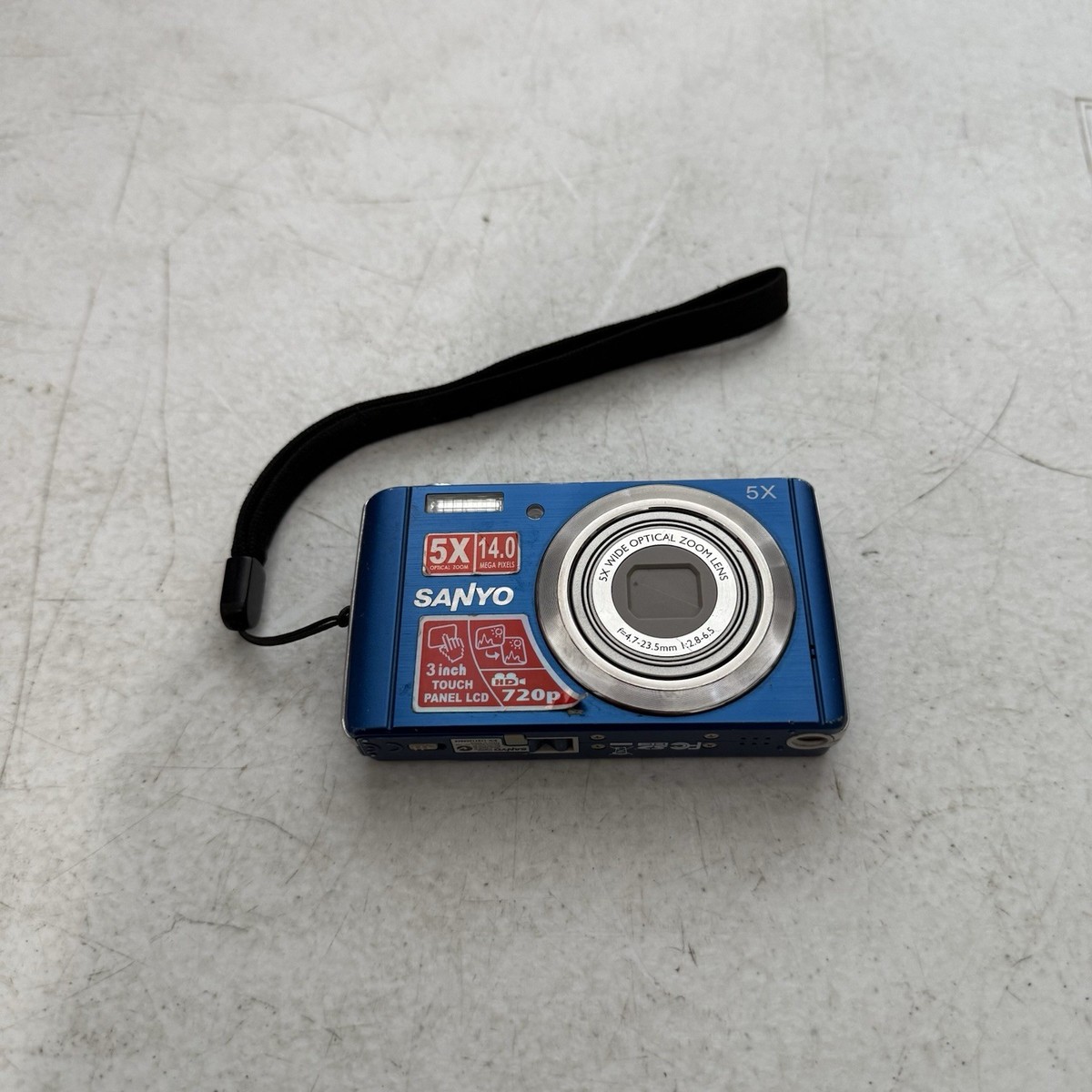 Sanyo E1600TP 14.0MP Digital Camera - Blue for sale online | eBay