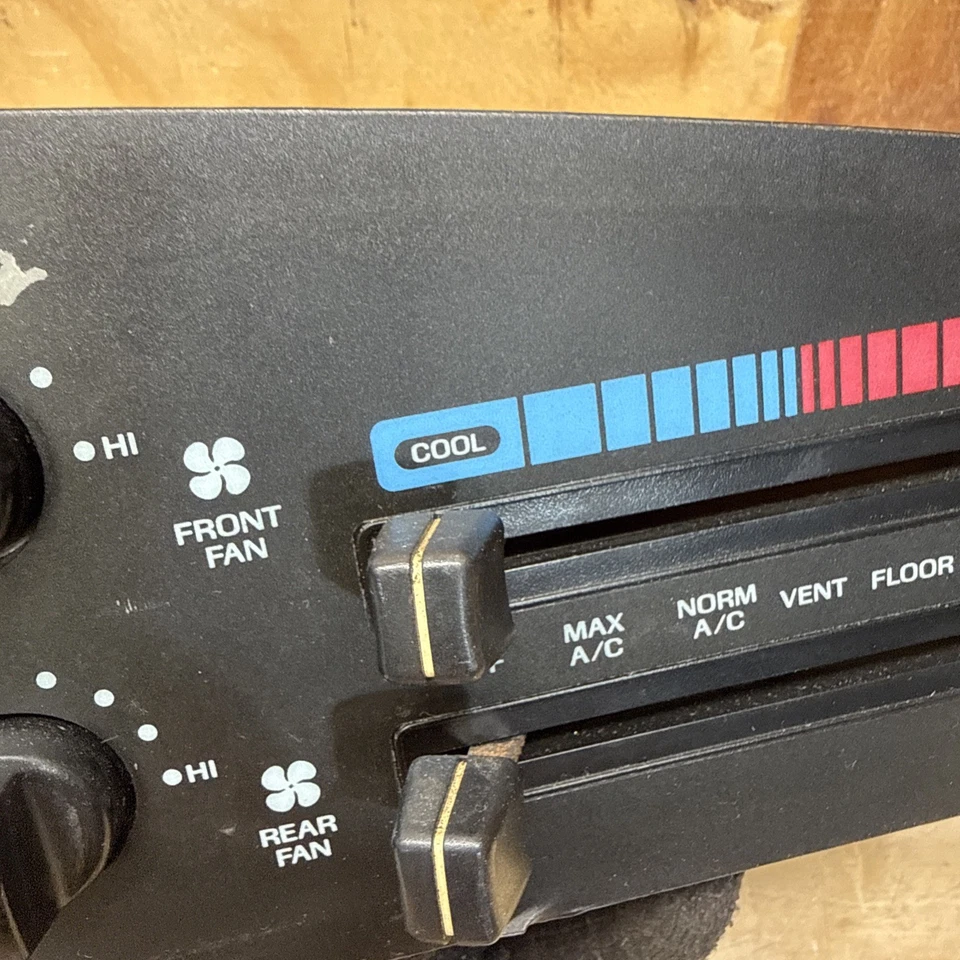 1992-1996 Ford E150 E250 E350 Econoline Van Heater Control Switch Rear Fan CLEAN Foto 4 de 4