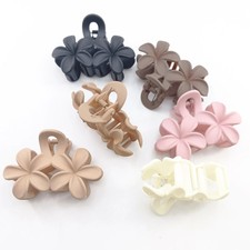 Flower Hair Claw Clips Non-Slip Matte Flower Hair Clips for Women Cute Hair Clip