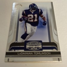 2006 Donruss Gridiron Gear #84 LaDainian Tomlinson Platinum Holofoil X's #/25