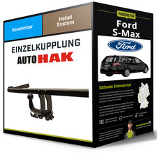 Abnehmbare Anhängerkupplung für FORD S-Max 01.2015-04.2023 Typ CJ / WA6 Auto Hak