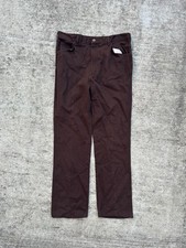 Vintage 70s 80s Dickies 42 Talon Zipper Mens Brown Chino Style Pants 36x32