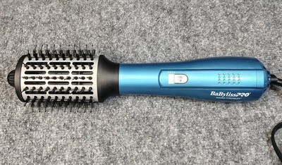 BaByliss PRO Nano Titanium Oval Ionic Hot Air Brush BNTHB250 Hair Styler Working