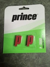 NEW Prince 2 Pack "P-DAMP" Red VIBRATION DAMPENERS FOR TENNIS RACQUETS