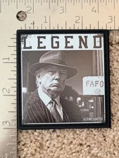 Trump Legend FAFO PVC morale patch, photo realistic, hook&loop, 3"x3", 