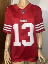NFL San Francisco 49ers 13 Brock Purdy Nike Vapor FUSE Red Jersey Mens sz M NWT