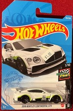 HOT WHEELS 2018 BENTLEY CONTINENTAL GT3 WHITE 133/250  . SEE COMBINED OFFERS!