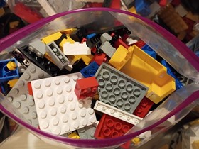 Vintage LEGO Parts Lot (1988&ndash;1999) - 2 LB Bags - Pirate, Knights, Space, Town...