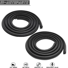 2pcs Door Weatherstrip Seal Rubber Front LH&RH For Chevy GMC Cadillac 2007-2014