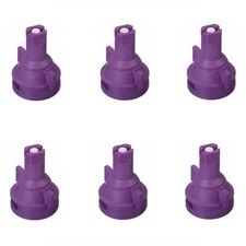 Pack of 6 - TeeJet AI Flat Spray Tip Purple 110° Polymer with Ceramic Insert