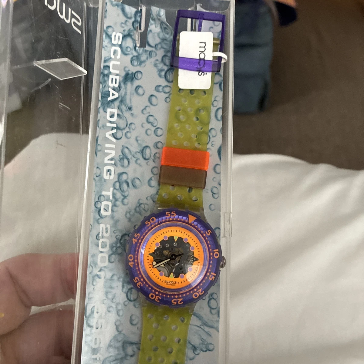 Swatch Scuba Diving 200m ラバーベルト三個セット Swatch Plastic Band 200 m (20 ATM) Water Resistance Wristwatches