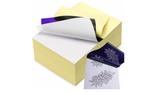 Papel de transferencia de tatuaje 50 hojas para transferencia de tatuaje} - product listing photo