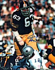 Ernie Holmes Pittsburgh Steelers Autographed Signed 8x10 Photo NM Hologram COA