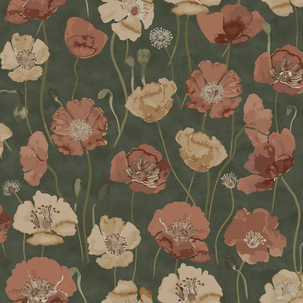 NuWallpaper Adelia Moss Peel and Stick Wallpaper 3090₽