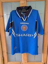 Manchester United 3rd Shirt 1996-98 Size Youth 164cm )Adult Small