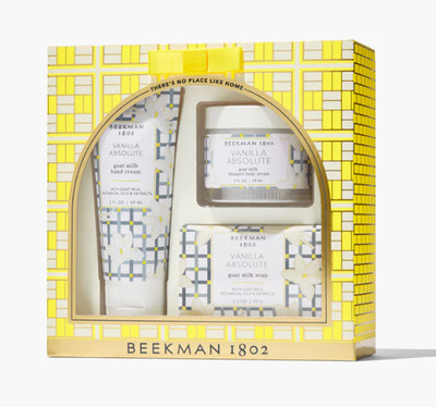 #Beekman 1802 Vanilla Absolute Gift Set Hand Cream Body Cream Goat Milk Soap