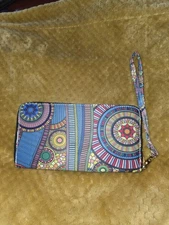 Loveshe Women’s Zippered Wallet with RFID Blocking & Wristlet Strap - NEW