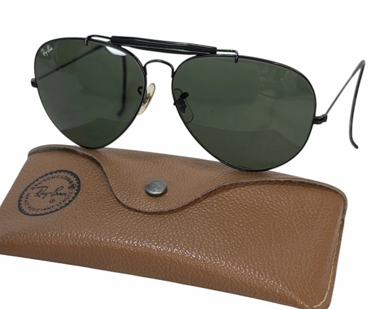 Ray-Ban Pilot Black Vintage Sunglasses for sale | eBay