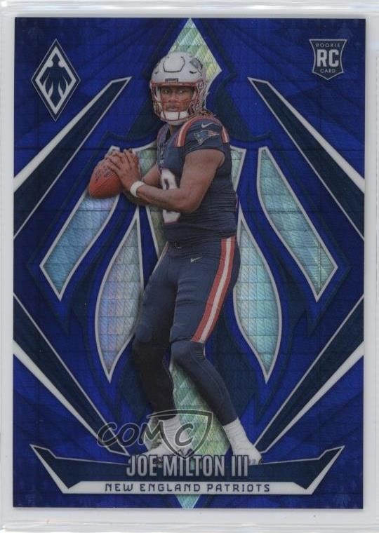 2024 Panini Phoenix Rookies Blue Hyper 61/70 Joe Milton III #205 Rookie RC 2qw