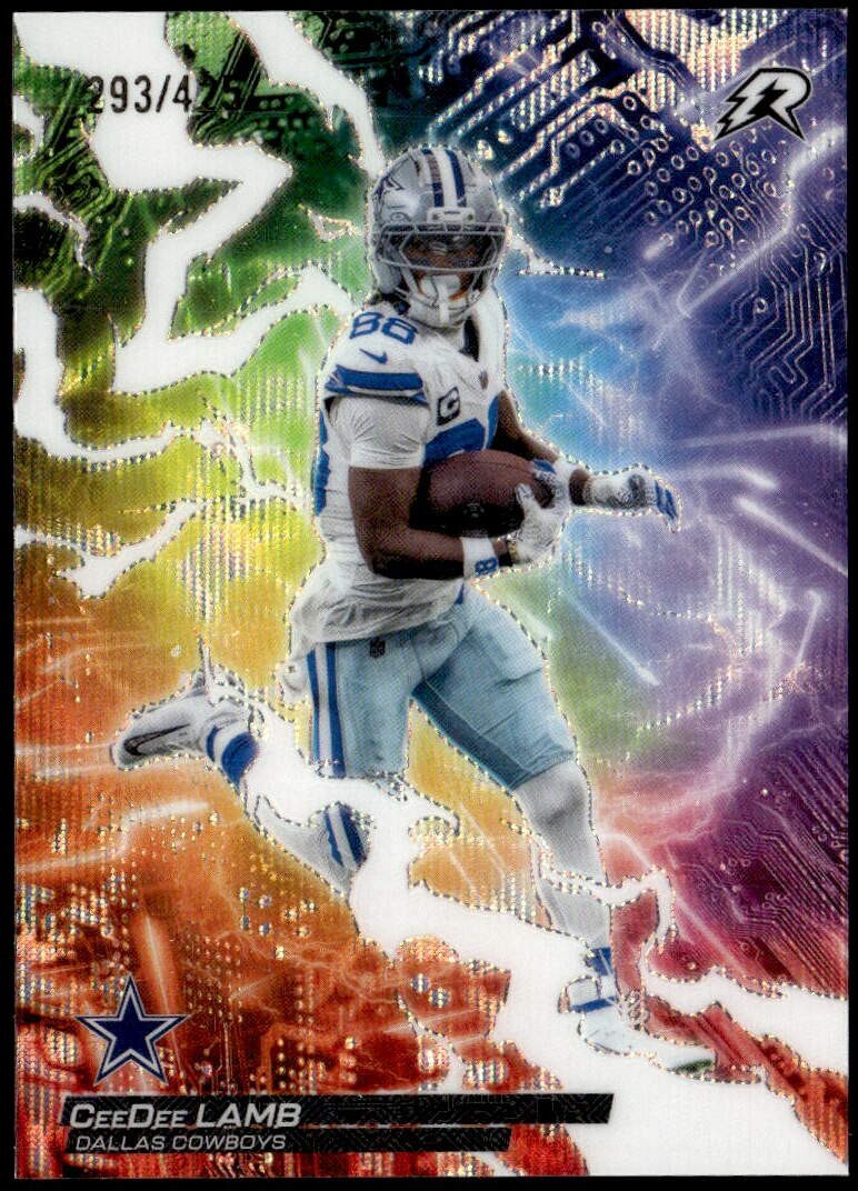 2025 Topps Resurgence #CB-15 CeeDee Lamb Circuit Breakers Surge Refractor #/425